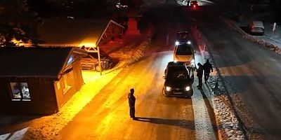 Uludağ'da kar kalınlığı 160 santime ulaştı, sürücüler tek tek durduruldu!