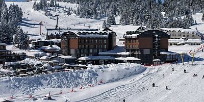 Uludağ’da mart ayında 1,5 metre kar var!