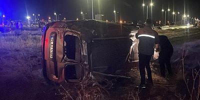 Yağmur nedeniyle kayganlaşan yol kazaya neden oldu: 1 yaralı