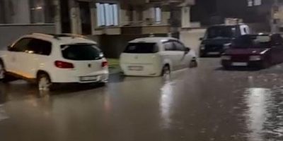 Yağmur sonrası Bursa İnegöl bu duruma geldi!