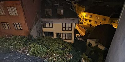 Yağmur sonrası toprak kaydı: 25 kişi tedbiren tahliye edildi