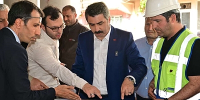 Yavuzselim Kapalı Pazar Alanı’nda yol yarılandı