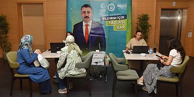 Yıldırım Belediyesi üniversite adaylarının yanında
