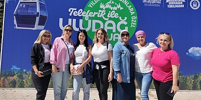 Yıldırımlı kadınlar Uludağ'da stres attı!