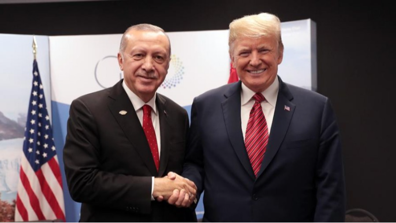 Trump'tan, Cumhurbaşkanı Erdoğan'a övgü dolu sözler