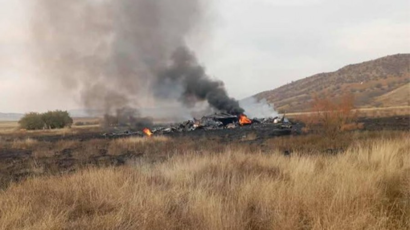 Türkiye'ye dönen kargo uçağı Gürcistan'da düştü; Şehitlerimiz var