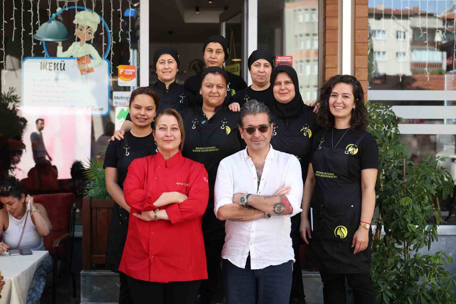 Ünlü Şef Amani, Merkezefendi Kadın Kooperatifi’ne hayran kaldı