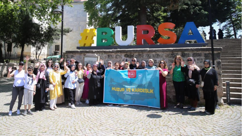 Van'dan geldiler Bursa'yı çok beğendiler
