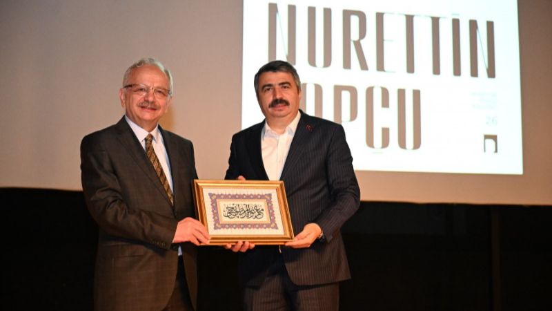 Vefanın adıdır Bursa Yıldırım Belediyesi; Nurettin Topçu anıldı...