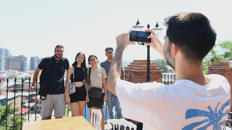 Yabancı öğrenciler sosyal medyada Osmangazi’yi tanıtacak