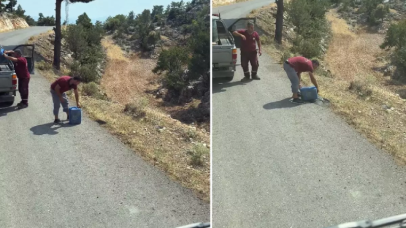 Yangınlar  nasıl mı çıkıyor? İşte içimizi yakan örnek...