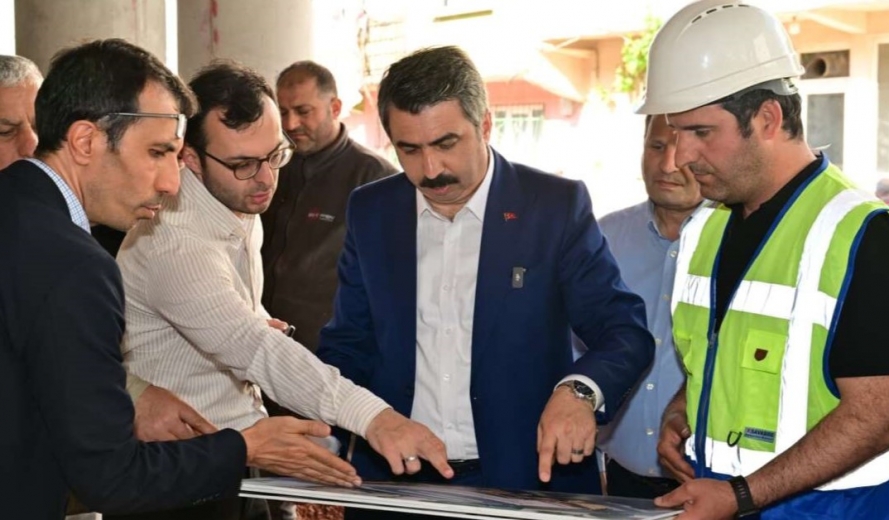Yavuzselim Kapalı Pazar Alanı’nda yol yarılandı