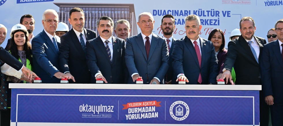 Yıldırım'ın vizyon projesi; Duaçınarı Kültür ve Yaşam Merkezi’nin temeli atıldı