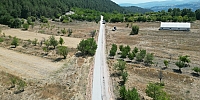 Keles'te yollar hem yenileniyor hem genişliyor