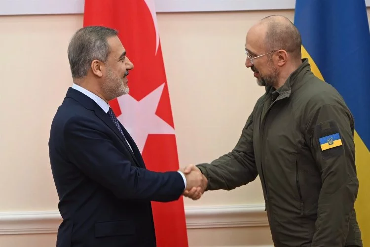 Bakan Fidan, Ukrayna Başbakanı Shimal ile görüştü
