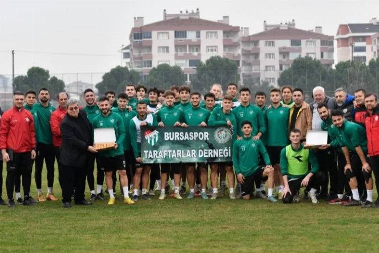 Bursaspor'a moral ziyareti