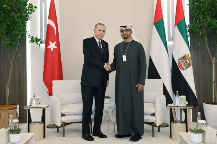 Erdoğan, Al Nahyan ile görüştü