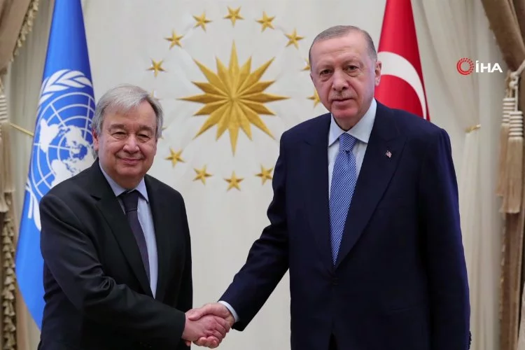 Erdoğan, BM Genel Sekteri Guterres ile görüştü