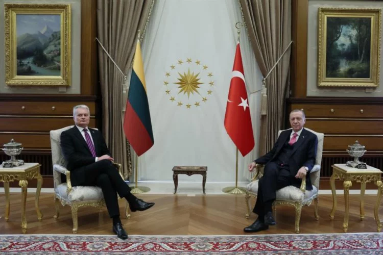 Erdoğan, Litvanya Cumhurbaşkanı  ile görüştü