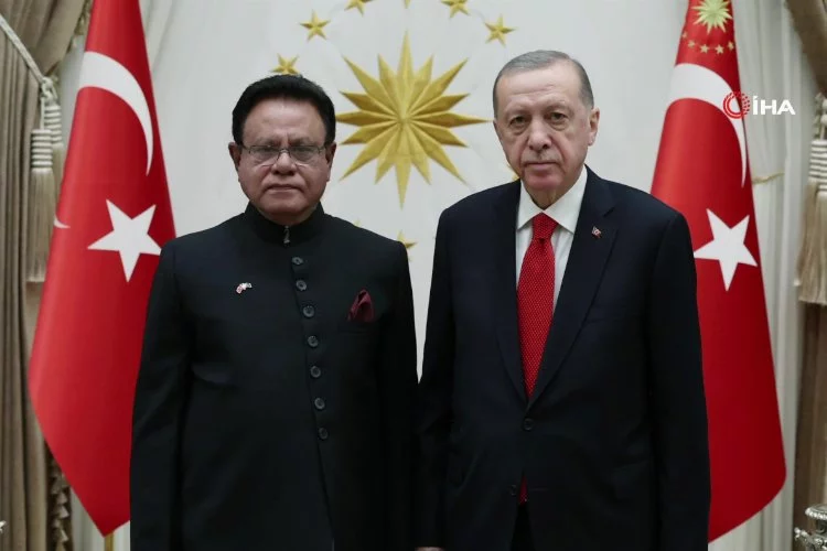Erdoğan, Pakistan Büyükelçisini kabul etti