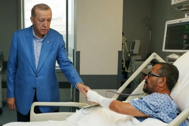 Erdoğan, Sabancı ailesini hastanede ziyaret etti
