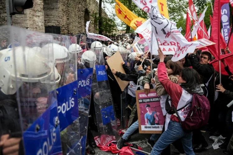 İstanbul’da 1 Mayıs!.. Taksim’e yürümek isteyenlere gazla müdahale