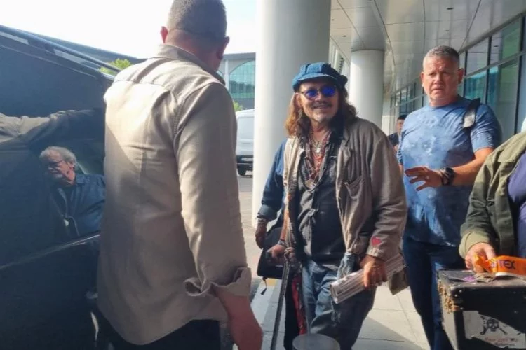 Johnny Depp'in  İstanbul seyahati