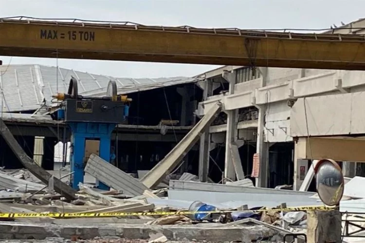 Kahramanmaraş'ta fabrika çöktü: 1 ölü, 4 yaralı