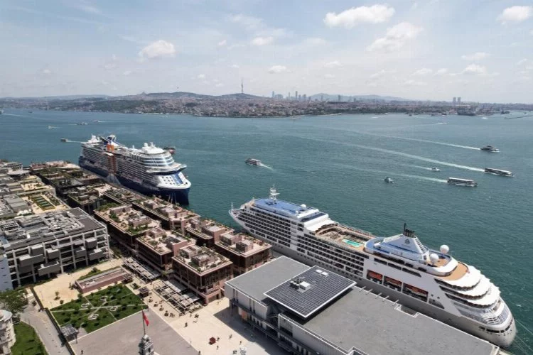 Kruvaziyer gemilerinin uğrak noktası İstanbul