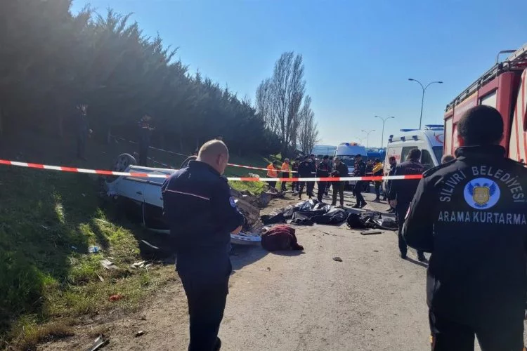 Silivri TEM Otoyolu'nda feci kaza: 6 ölü, 3 yaralı