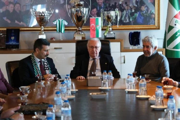 Türkoğlu’ndan Bursaspor’a destek ziyareti