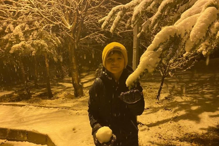 Yozgat'a kar yağdı