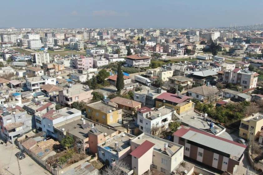 Suriye sınırı havadan görüntülendi