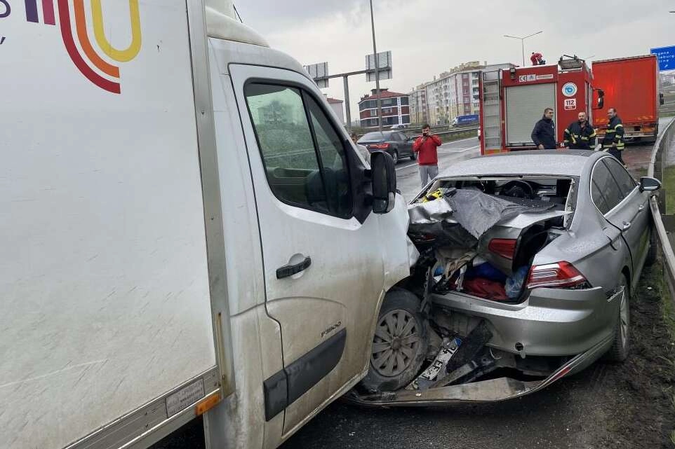Ergene’de trafik kazası: 2 yaralı