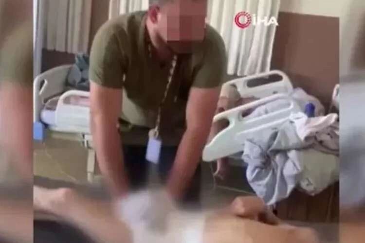 Yaşlı bakımevinde skandal görüntüler