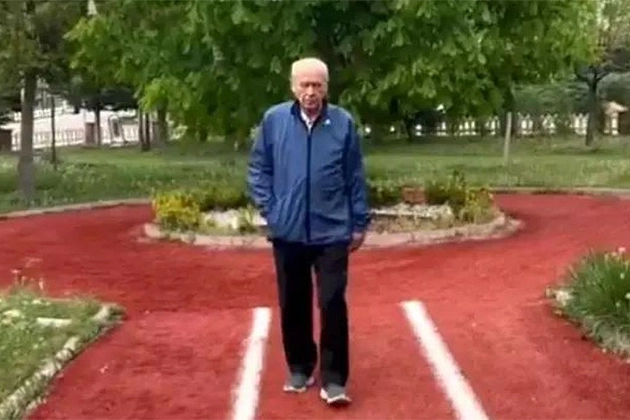 Bahçeli’nin yürüyüş videosunda gönderme mi yapıldı?