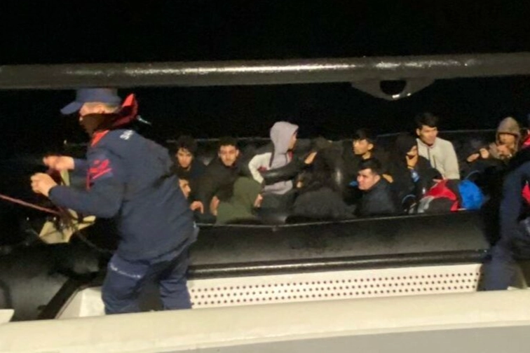 22 düzensiz göçmen yakalandı