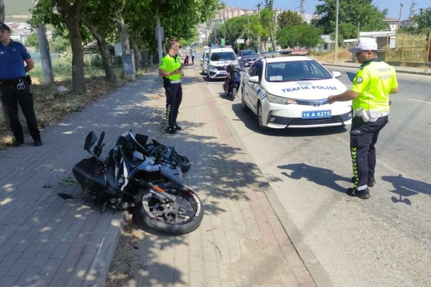 Bursa’da feci kaza! Motosiklet sürücüsü...