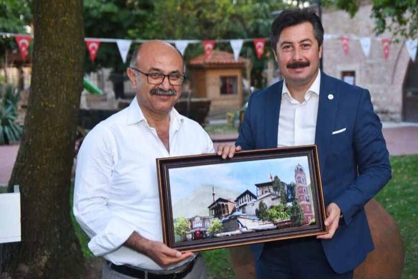Yenişehir’de Kaymakam Güney’e veda yemeği
