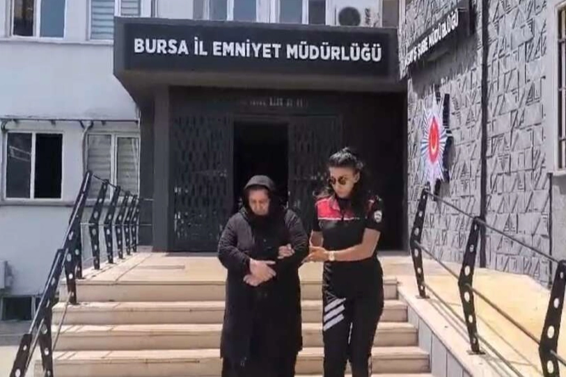 Bursa polisinden kaçamadı