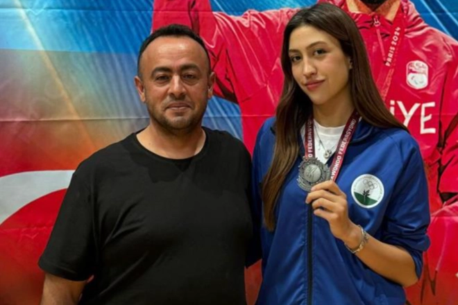 Osmangazili tekvandocu Türkiye ikincisi oldu