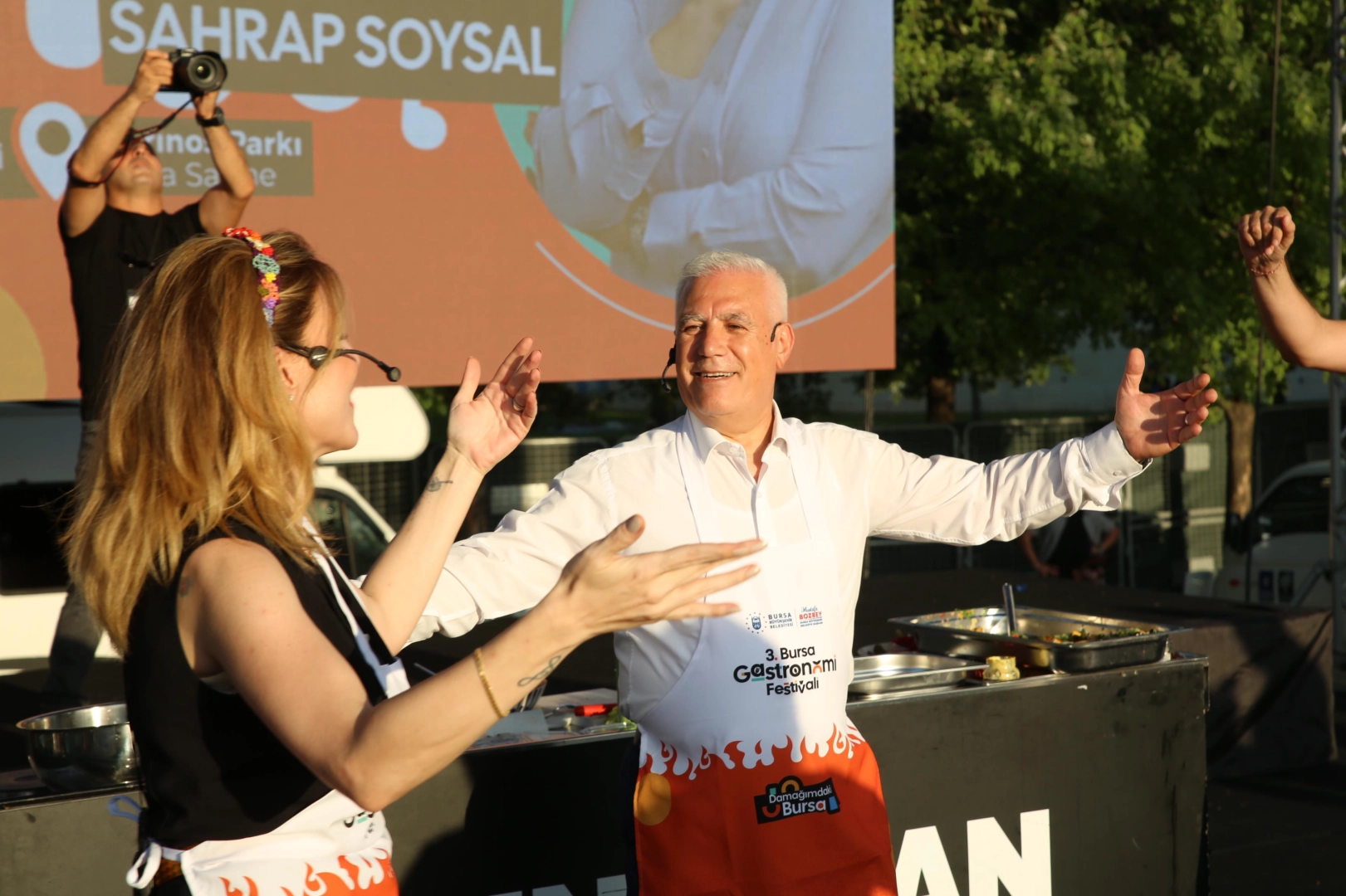 Eline sağlık Mustafa Başkan! Festivalden renkli görüntüler