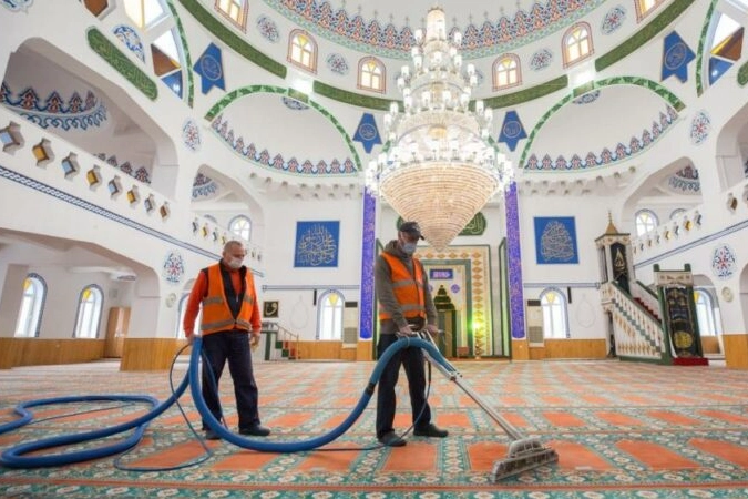 Nilüfer’deki 137 ibadethanede detaylı temizlik