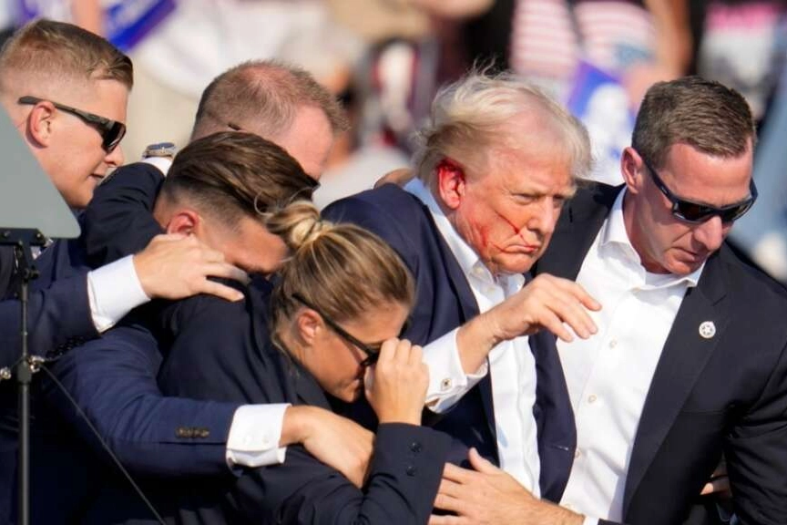 Trump suikaste uğradığı Pensilvanya’dan rakiplerine meydan okudu