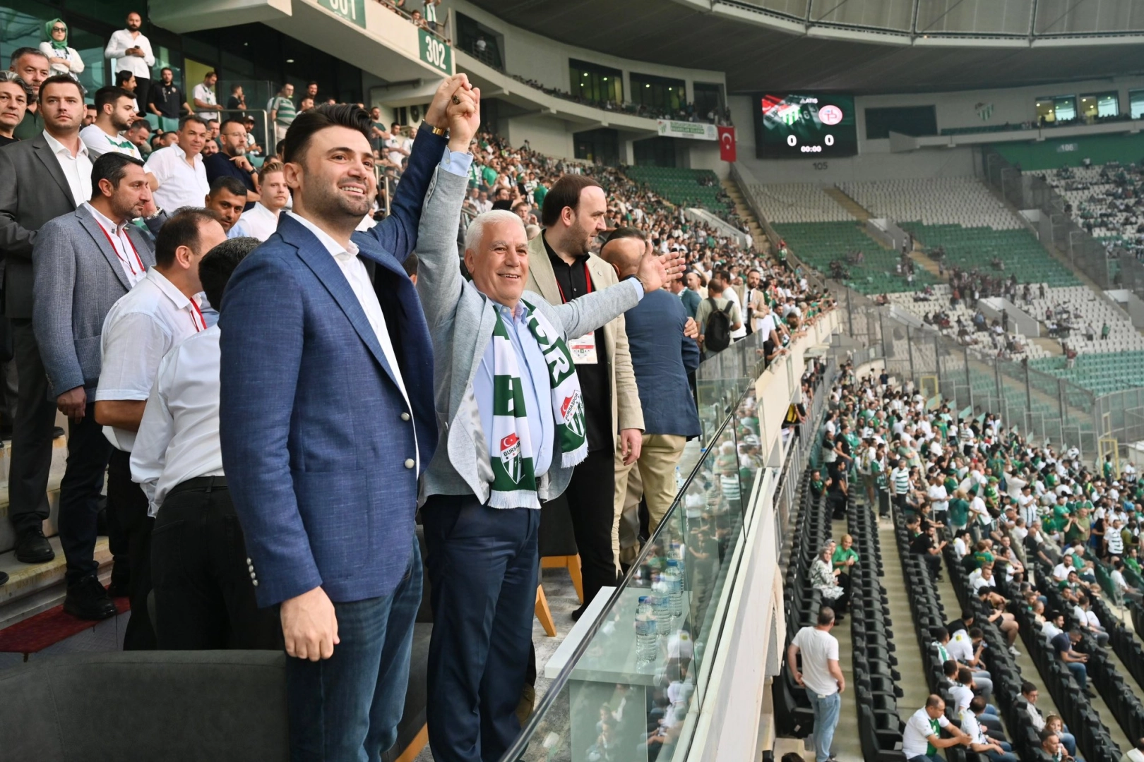 Başkan Bozbey'in liderlik keyfi...