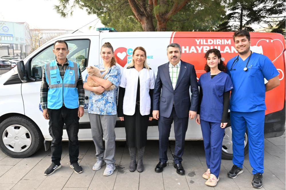Bursa Yıldırım’da can dostlarına özel ambulans