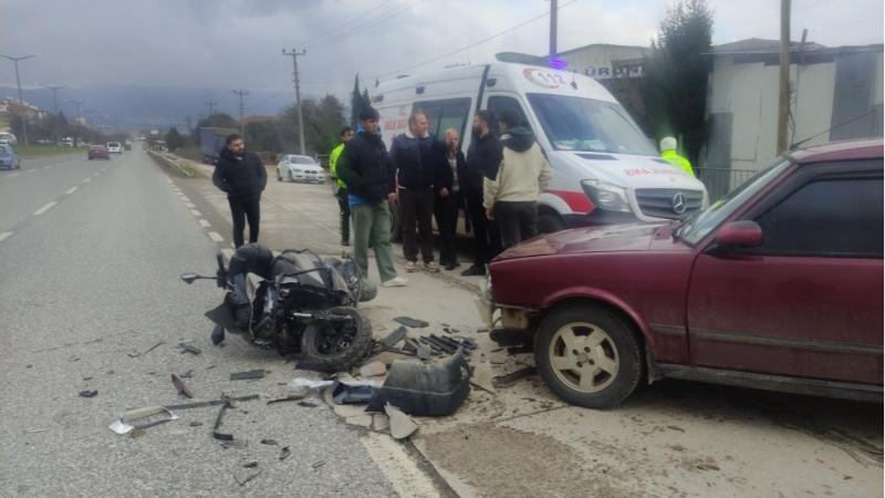 Bursa'da korkutan kaza