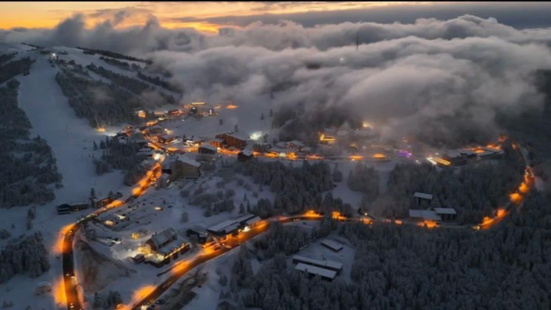 Uludağ'a bir de böyle bakın!