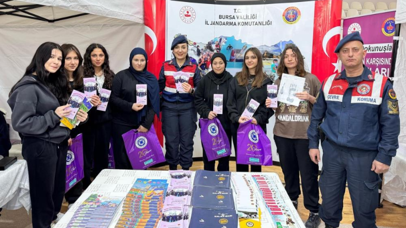 Bursa'da Jandarma'dan gençlere eğitim!
