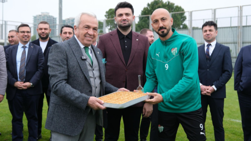 Şadi Başkan, şampiyon Bursaspor’u ziyaret etti